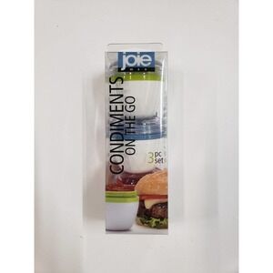 Joie MSC Condiments On The Go Containers 3 Piece Set BPA Free‎ New In Packaging